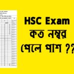 HSC All Subject Pass Mark 2024