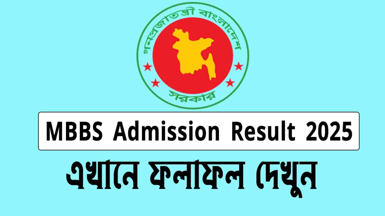 MBBS Admission Result 2025